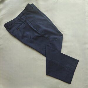 Men's Banana Republic Tailored Slim Fit Flat Front Dress Pant Blue Size 32x30